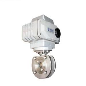 China SS316 Pn16 V Port Ball Valve DN15 - DN200 With Electric Regulation Actuator for sale