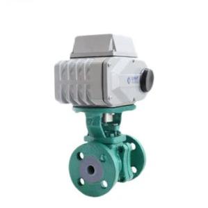 China IP67 Grade Protection Anti Corrosion Valve With Electric Actuator CE Approval for sale