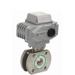 China Wafer Type IP67 Proportional Electric Ball Valve To Connect Vacuum Pump for sale