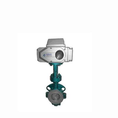 China Centre Sealing Fluorine Electric Butterfly Valve Dn40 - Dn1000 With Lining Disc for sale