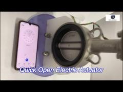 high pressure ip67 quick open electric actuator quick switch hvac valve actuator