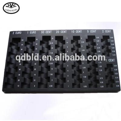 China Europe banknote coin tray for euro for sale