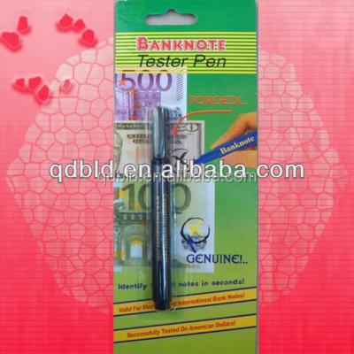 China MONEY DETECTOR PEN, MINI MONEY TESTER Blister for sale