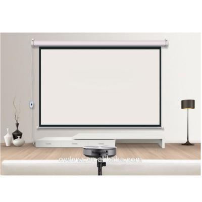 China Large Height Format Electric 16:9 200 Inch Motorized Projection Screen/Electric Projection Screen/Big Height Projection Screen for sale