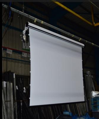 China Large 200 inch Electric Height Quality Projection Screen Electric Motorized Projector Screen for sale