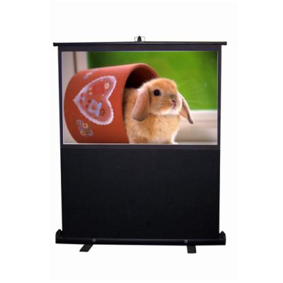 China Floor Rising Screen Floor Standing Screen, Electric Floor Projection Screen Floor Stand Projector Screen for sale