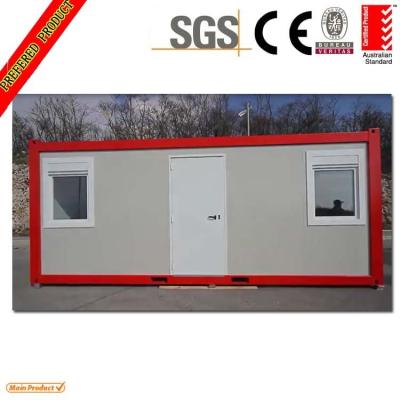 China Australia standard 20ft granny flat pack container house for living house or office for sale