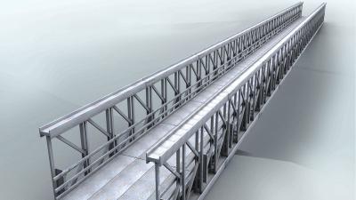 China Delta de Brug Dubbele Steeg van het Assemblage Modulaire Staal met Concreet Dek Te koop