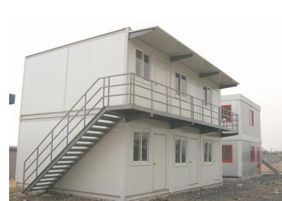 China Two Floor 20ft Modular Container House For Workers Living On Construction Site for sale