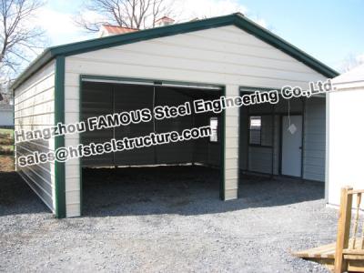 China Pre-engineering Building Used For Metal Garage Design and Fabrication for sale