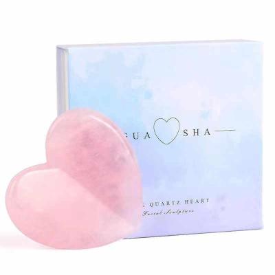 China Custom made jade portable/cool/comfortable face rose gua sha massage tool for sale