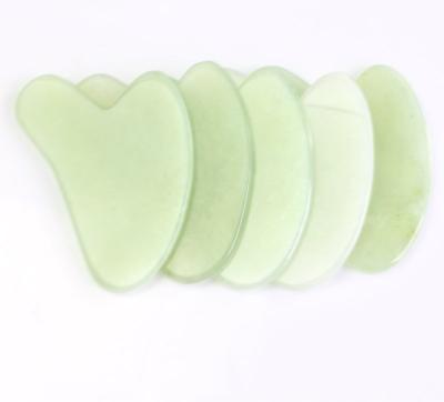 China 100% real natural portable/cool/comfortable jade nephrite gua sha tool with box for sale