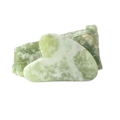 China Portable/Cool/Comfortable Massage Tool 100% True Natural Jade Nephrite Gua Sha Tool for sale