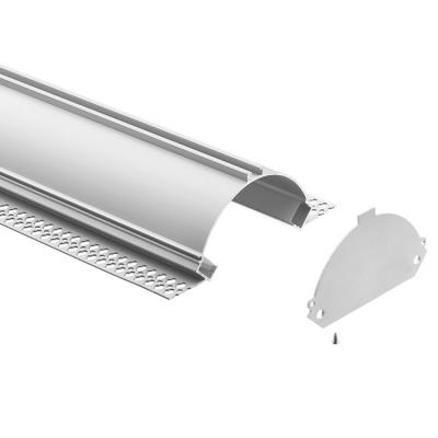 China Het Gips halve cirkel van LEIDEN Drywall Aluminiumprofielen 133*51mm Verklaarde ROHS Te koop