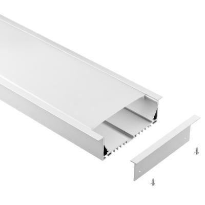 China Wärmeableitung vertiefte LED-Profil-länglichen Aluminiumkanal anodisiertes 117*35mm zu verkaufen