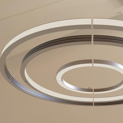 China Customized Curvature Circular LED Profile Aluminium Alloy LED Light Housing for sale