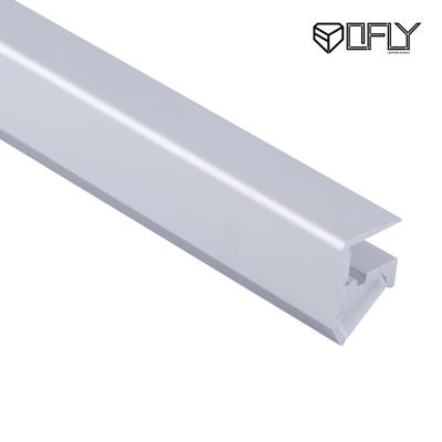 China Aluminium LED Profile For Cabinet Wood/Glass Borad Lighing 24*17 for sale