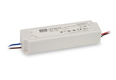 China 162.5*42.5*32mm LPV-60 LED Lighting Power Supply 5V - 48V IP67 Waterproof for sale