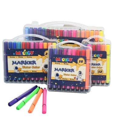 China Luminous 12 Colors Maker Art Supplies Stationery Water Color Pen Painting Paint Brush Water 18 24 36 Colors for sale