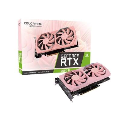 China Desktop In Colorfire RTX3060 OC 3060ti Stock Graphics Card Brand New Hardware Software Card3060ti DDR5 VGA Computer for sale