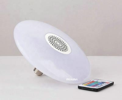 China Modern Color Changing Lamp WAKATEK 24W 18W 48W Speakers With AC Led Subwoofer Lightweight Mini ABS Music Player Speaker Bluetooth Module for sale