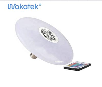 China WAKATEK Tropical RGB Indoor Dimmable Musical AC Music Lamp Audio Bluetooth Music Lights 220v AC Led Lamp for sale