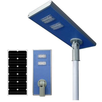 China WAKATEK ROAD high brightness bridgelux smd road project outdoor 20w 40w 100w 150w 180w all in one led solar street light for sale