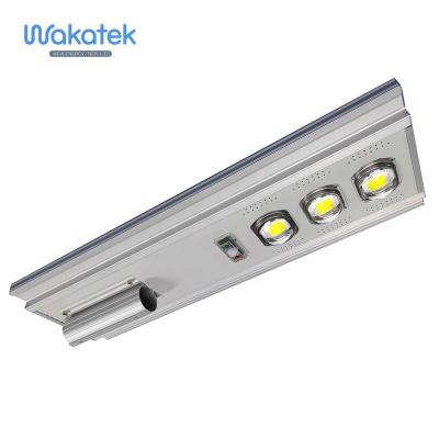 China ROAD WAKATEK Commercial Decorative Solar Lights Lights Factory Direct Sale All In One Way Solar High Project Light for sale