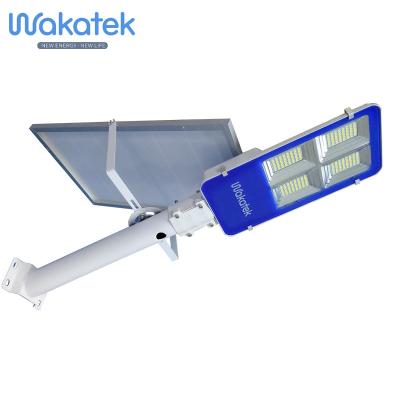 China 150w Outdoor Led Solar Collector Garden WAKATEK Manufacturer Price List Power Panel Lamp Waterproof Solar Street Light for sale