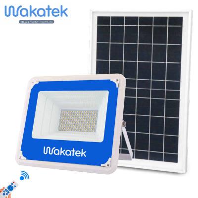 China Other WAKATEK Solar Flood Light IP67 Waterproof High Lumen 100w 150w Outdoor Led Solar Flood Light For Garden Solar Flood Light for sale