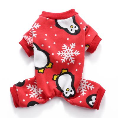 China Hot Selling 2022 Amazon Pet Pajamas Winter Home Viable Christmas Amazon Pet Costume Halloween Cosplay Pajamas for sale