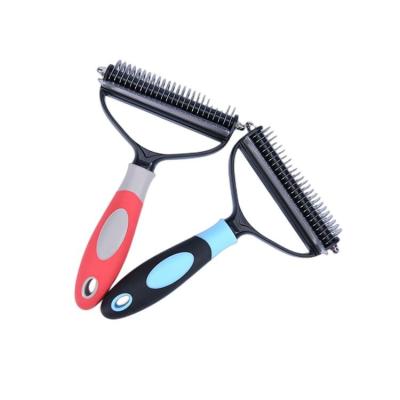 China Viable Hot Sale Dog Teddy Dog Knot Removal Lice Remove Comb Hair Deshedding Comb For Dog Cat for sale