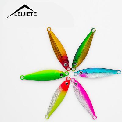 China Outdoor Activities Fishing Saltwater Tb003 High Quality Colorful 30G Lure Baits Artificial Metal Slow Baiting Metal Jig For Lure Slow Baiting Lure for sale