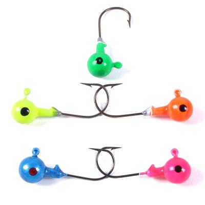 China JI0045 Wholesale Colorful Lead 7G Hook Topwater Fishing Lures Fishing Tackle Jig Fishing Lure Metal for sale