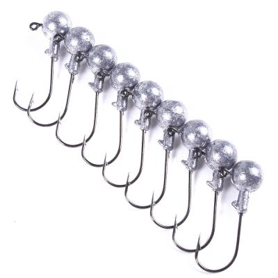 China Ji0045 Lead High Carbon Steel Hook Casting Fishing Lure Metal Fishing Lures Wholesale Fishing Lure Molds for sale