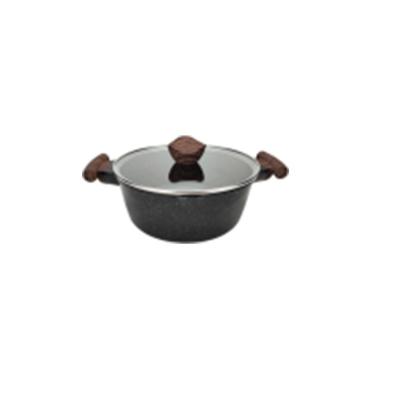 China Viable Humanized Anti-hot Handle Cooking Wok Stainless Steel Non-stick Frying Pan for sale