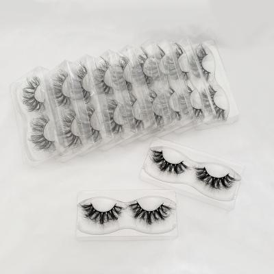 China Hot Selling Soft Natural Superb Mink Eyelashes Fluffy Lashes 3D False Eyelashes 25mm Tapered False Eyelashes for sale