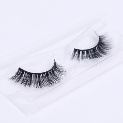 China Natural Long Synthetic Lashes 3d False Lashes Silk Packaging With Private Label for sale