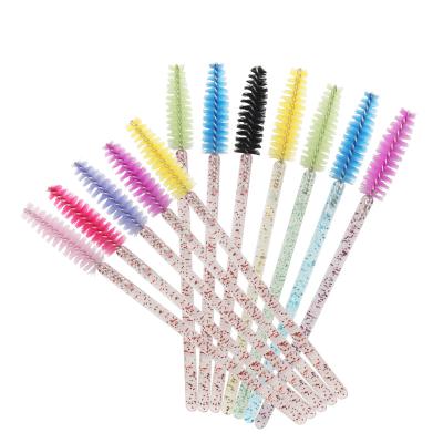 China Wholesale Eyelash Extension Brush Mascara Brushes Make Up Tools Professional Disposable Eyelashes Glitter Applicator Brushes Eyelash Extension Mascara for sale