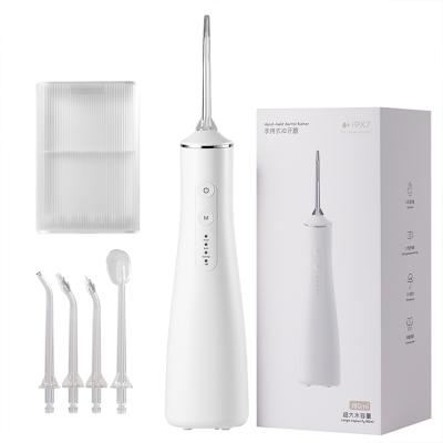 China Electric Pulse Handheld Portable Orthodontic Household Tooth Scrubber White Rinser 63x77x222mm for sale