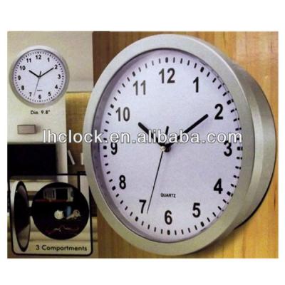 China Plastic STORAGE WALL CLOCK 3 HIDDEN SECRET INSIDE RAYS HIDDEN MOM DAD SAFE Christmas GIFT for sale