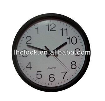 China Plastic Back Running Wall Clock for sale