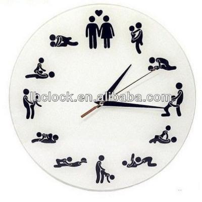 China Sex Glass Time Glass Clock for sale