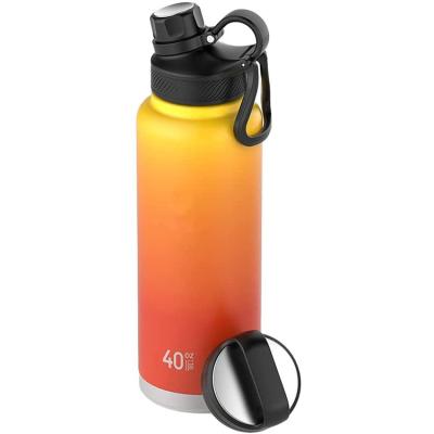 China PURPLESEVEN 24oz 32oz 40oz Viable Vacuum Insulated Stainless Steel Water Bottle With Lid Sports Thermos Water Flask Leakproof Bottles for sale