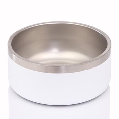 China Factory Wholesale Viable 42oz 64oz PURPLESEVEN Non-Skid Powder Coated Stainless Steel Custom Dog Dog Pet Food Feeder Bowl for sale