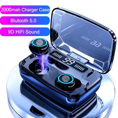 China TWS Earbuds Customized Mini Earbuds True Wireless Earphones Stereo High Quality Charging Headsets Box 2000mah Capacity for sale