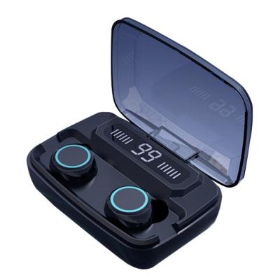 China TWS BT5.0 Stereo Wireless Headsets BT5.0 2000mah High Quality Touch Control Capacitance In-Ear Earphone Charging Box with Digital LED for sale