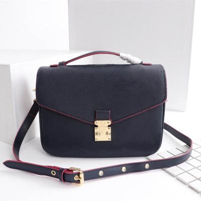 China Famous Luxury Genuine Leather Women Shoulder Bags Designer Handbags Size 25x19x9cm Famous Model 41487 for sale