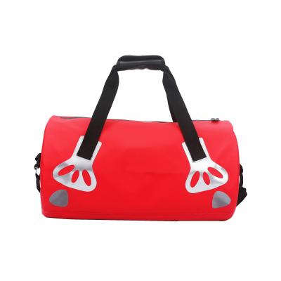 China Fashion A Cat's Paw Large Capacity Waterproof Men Or Women Travel Logo Gym Sports Duffle Bag Custom Made for sale