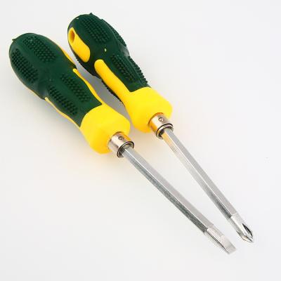 China Household durable cheap multifunctional handle comfortable double head flathead screwdriver for sale